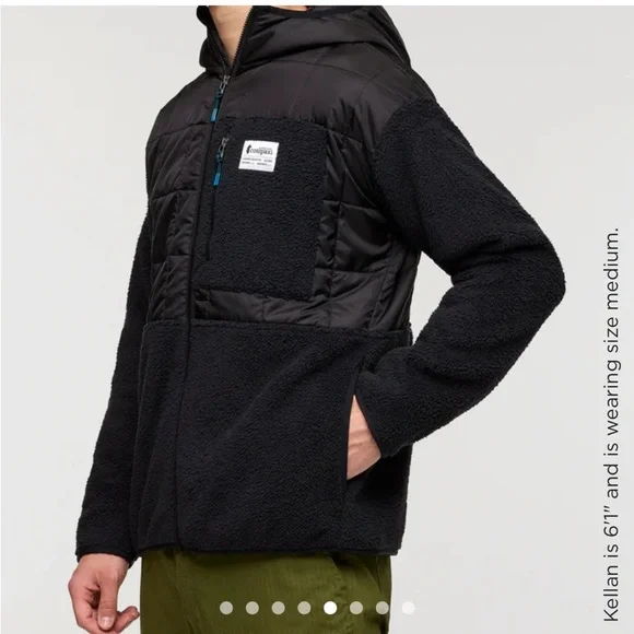 Cotopaxi Men's Large Trico Hybrid Jacket Black NWT Hood Insulated Hooded - Picture 4 of 14